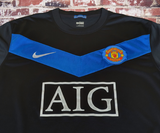 ENGLISH PREMIER MANCHESTER UNITED FC 2009-2010 LEAGUE CUP CHAMPION AWAY NIKE JERSEY SHIRT XLARGE # 355094-010