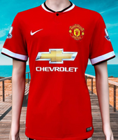 ENGLISH PREMIER MANCHESTER UNITED FC 2014-2015  DI MARIA 7 HOME NIKE JERSEY SHIRT MEDIUM # 611031-624