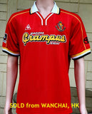 JAPAN J-LEAGUE NAGOYA GRAMPUS EIGHT 1999 EMPEROR'S CUP CHAMPION LE COQ SPORTIF JERSEY HOME SHIRT LARGE  ジャージーシャツ  SOLD!!