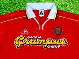 JAPAN J-LEAGUE NAGOYA GRAMPUS EIGHT 1999 EMPEROR'S CUP CHAMPION LE COQ SPORTIF JERSEY HOME SHIRT LARGE  ジャージーシャツ