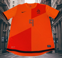 NETHERLANDS 2012 EURO QUALIFICATION ROBIN V. PERSIE JERSEY NIKE SHIRT VOETBAL MEDIUM # 447289-815