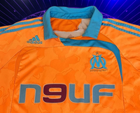 FRENCH LIGUE OLYMPIQUE MARSEILLE 2007-2008 THIRD ADIDAS JERSEY SHIRT MAILLOT  MEDIUM #695656 