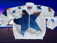 USA OLYMPIC TEAM 1996 ATLANTA : CENTENNIAL OLYMPIC GAMES TRAINING CHAMPION JACKET L