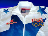 USA OLYMPIC TEAM 1996 ATLANTA : CENTENNIAL OLYMPIC GAMES TRAINING CHAMPION JACKET L