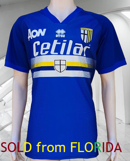 ITALIAN CALCIO PARMA 2018-2019 "VERY RARE' SPECIAL EDITION ZOLA 10 ERREA SHIRT X-LARGE   SOLD!!!!
