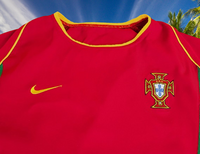 PORTUGAL 2002 WORLD CUP HOME QUALIFIER JERSEY NIKE SHIRT CAMISA CAMISETA SMALL