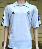 SPANISH LA LIGA REAL MADRID 2001-2002 UEFA CHAMPION HOME GUTI JERSEY ADIDAS SHIRT CAMISETA L