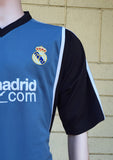 SPANISH LA LIGA REAL MADRID 2001-2002 UEFA CHAMPION THIRD FIGO JERSEY ADIDAS SHIRT CAMISETA L
