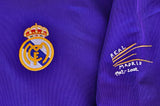 SPANISH LA LIGA REAL MADRID 2001-2002 UEFA CHAMPION THIRD ZIDANE JERSEY REVERSIBLE ADIDAS SHIRT CAMISETA L