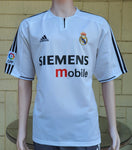 SPANISH LA LIGA REAL MADRID 2003-2004 SUPER COPA DE ESPANA CHAMPION HOME ZIDANE 5 JERSEY ADIDAS SHIRT CAMISETA L