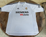 SPANISH LA LIGA REAL MADRID 2003-2004 SUPER COPA DE ESPANA CHAMPION HOME ZIDANE 5 JERSEY ADIDAS SHIRT CAMISETA L