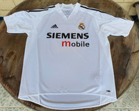 SPANISH LA LIGA REAL MADRID 2004-2005 LA LIGA 2nd  JERSEY ADIDAS BECKHAM 23 SHIRT CAMISETA M