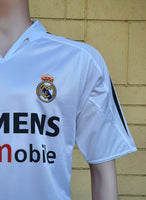 SPANISH LA LIGA REAL MADRID 2004-2005 LA LIGA 2nd  JERSEY ADIDAS BECKHAM 23 HOME SHIRT CAMISETA M