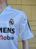 SPANISH LA LIGA REAL MADRID 2004-2005 LA LIGA 2nd  JERSEY ADIDAS BECKHAM 23 HOME SHIRT CAMISETA M
