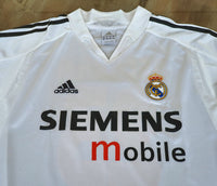 SPANISH LA LIGA REAL MADRID 2004-2005 LA LIGA 2nd  JERSEY ADIDAS BECKHAM 23 HOME SHIRT CAMISETA M