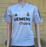 SPANISH LA LIGA REAL MADRID 2004-2005 LA LIGA 2nd JERSEY ADIDAS MORIENTES 8 PLAYER HOME SHIRT CAMISETA L