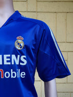 SPANISH LA LIGA REAL MADRID 2004-2005 LA LIGA 2nd JERSEY ADIDAS OWEN 11 PLAYER THIRD SHIRT CAMISETA L