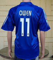SPANISH LA LIGA REAL MADRID 2004-2005 LA LIGA 2nd JERSEY ADIDAS OWEN 11 PLAYER THIRD SHIRT CAMISETA L