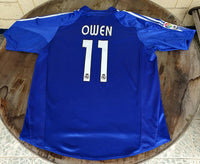 SPANISH LA LIGA REAL MADRID 2004-2005 LA LIGA 2nd JERSEY ADIDAS OWEN 11 PLAYER THIRD SHIRT CAMISETA L