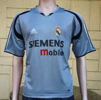 SPANISH LA LIGA REAL MADRID 2004-2005 LA LIGA 2nd JERSEY ADIDAS TRAINING SHIRT CAMISETA M