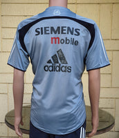 SPANISH LA LIGA REAL MADRID 2004-2005 LA LIGA 2nd JERSEY ADIDAS TRAINING SHIRT CAMISETA M