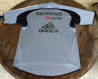 SPANISH LA LIGA REAL MADRID 2004-2005 LA LIGA 2nd JERSEY ADIDAS TRAINING SHIRT CAMISETA M