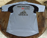 SPANISH LA LIGA REAL MADRID 2004-2005 LA LIGA 2nd JERSEY ADIDAS TRAINING SHIRT CAMISETA M