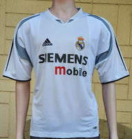 SPANISH LA LIGA REAL MADRID 2004-2005 LA LIGA 2nd JERSEY ADIDAS TRAINING SHIRT CAMISETA L