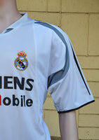 SPANISH LA LIGA REAL MADRID 2004-2005 LA LIGA 2nd JERSEY ADIDAS TRAINING SHIRT CAMISETA L