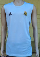 SPANISH LA LIGA REAL MADRID 2004-2005 LA LIGA 2nd JERSEY ADIDAS TRAINING SLEEVELESS SHIRT CAMISETA M