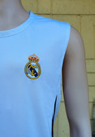 SPANISH LA LIGA REAL MADRID 2004-2005 LA LIGA 2nd JERSEY ADIDAS TRAINING SLEEVELESS SHIRT CAMISETA M