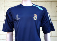 SPANISH LA LIGA REAL MADRID 2005-2006 UEFA CHAMPION LEAGUE JERSEY ADIDAS TRAINING SHIRT CAMISETA M