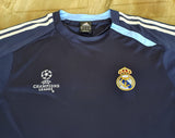 SPANISH LA LIGA REAL MADRID 2005-2006 UEFA CHAMPION LEAGUE JERSEY ADIDAS TRAINING SHIRT CAMISETA M