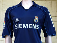 SPANISH LA LIGA REAL MADRID 2005-2006 LA LIGA 2nd JERSEY ADIDAS AWAY SHIRT CAMISETA L