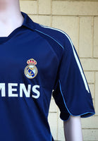 SPANISH LA LIGA REAL MADRID 2005-2006 LA LIGA 2nd JERSEY ADIDAS AWAY SHIRT CAMISETA L