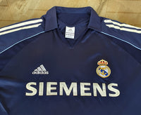 SPANISH LA LIGA REAL MADRID 2005-2006 LA LIGA 2nd JERSEY ADIDAS AWAY SHIRT CAMISETA L