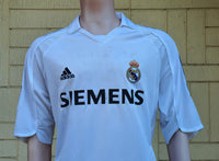 SPANISH LA LIGA REAL MADRID 2005-2006 LA LIGA 2nd JERSEY ADIDAS BECKHAM 23 HOME SHIRT CAMISETA L