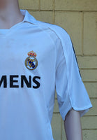 SPANISH LA LIGA REAL MADRID 2005-2006 LA LIGA 2nd JERSEY ADIDAS BECKHAM 23 HOME SHIRT CAMISETA L