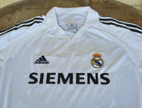 SPANISH LA LIGA REAL MADRID 2005-2006 LA LIGA 2nd JERSEY ADIDAS BECKHAM 23 HOME SHIRT CAMISETA L