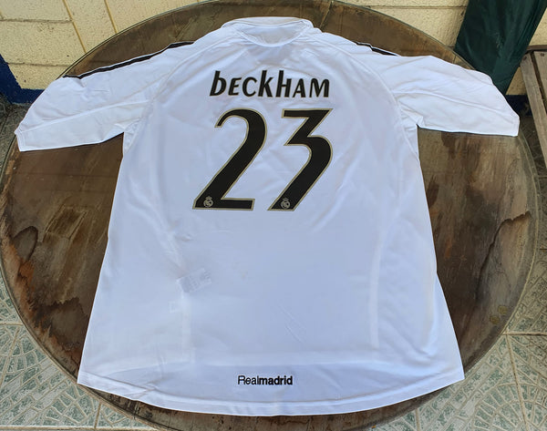 Maillot rétro REAL MADRID third 2006 BECKHAM - Les Voyages En Ballon - Maillots de football vintage Maillot rétro REAL MADRID third 2006 BECKHAM - Les Voyages En Ballon - Maillots de football vintage