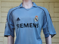 SPANISH LA LIGA REAL MADRID 2005-2006 LA LIGA 2nd JERSEY ADIDAS CASILLAS 1 THIRD SHIRT CAMISETA L