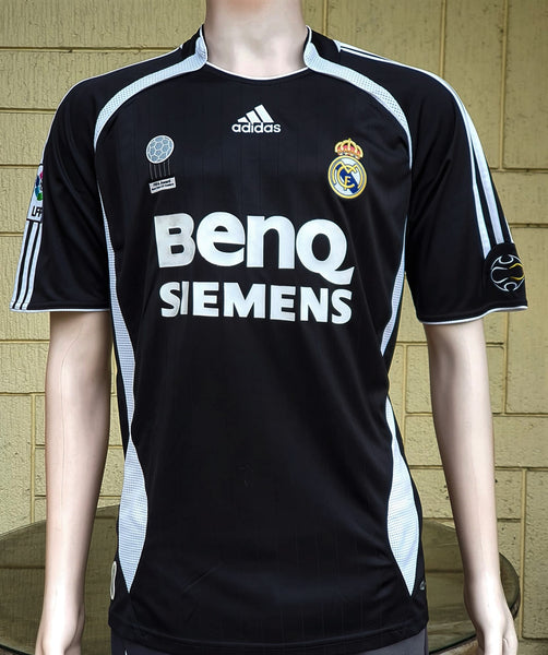SPANISH LA LIGA REAL MADRID 2006-2007 LA LIGA CHAMPION JERSEY ADIDAS RAUL 7 AWAY SHIRT CAMISETA M