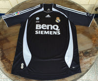 SPANISH LA LIGA REAL MADRID 2006-2007 LA LIGA CHAMPION JERSEY ADIDAS RAUL 7 AWAY SHIRT CAMISETA M