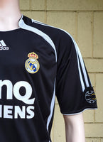 SPANISH LA LIGA REAL MADRID 2006-2007 LA LIGA CHAMPION JERSEY ADIDAS RAUL 7 AWAY SHIRT CAMISETA M