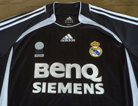 SPANISH LA LIGA REAL MADRID 2006-2007 LA LIGA CHAMPION JERSEY ADIDAS RAUL 7 AWAY SHIRT CAMISETA M