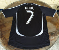 SPANISH LA LIGA REAL MADRID 2006-2007 LA LIGA CHAMPION JERSEY ADIDAS RAUL 7 AWAY SHIRT CAMISETA M