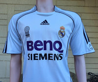 SPANISH LA LIGA REAL MADRID 2006-2007 LA LIGA CHAMPION JERSEY ADIDAS HOME SHIRT CAMISETA M