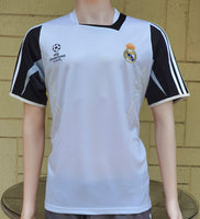 SPANISH LA LIGA REAL MADRID 2007-2008  UEFA CHAMPION LEAGUE JERSEY ADIDAS TRAINING SHIRT CAMISETA M