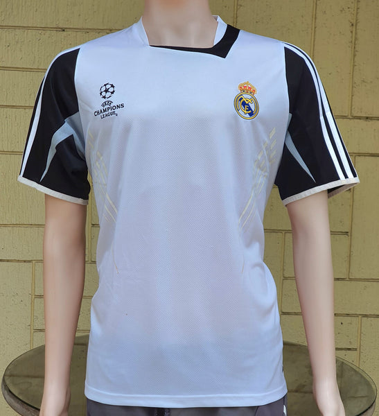 SPANISH LA LIGA REAL MADRID 2007-2008  UEFA CHAMPION LEAGUE JERSEY ADIDAS TRAINING SHIRT CAMISETA M