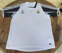 SPANISH LA LIGA REAL MADRID 2007-2008  UEFA CHAMPION LEAGUE JERSEY ADIDAS TRAINING SHIRT CAMISETA M